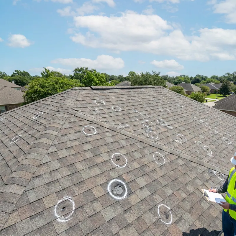 Hail Damage Repair contractor in Greater New Orleans — Clear Home roofing services