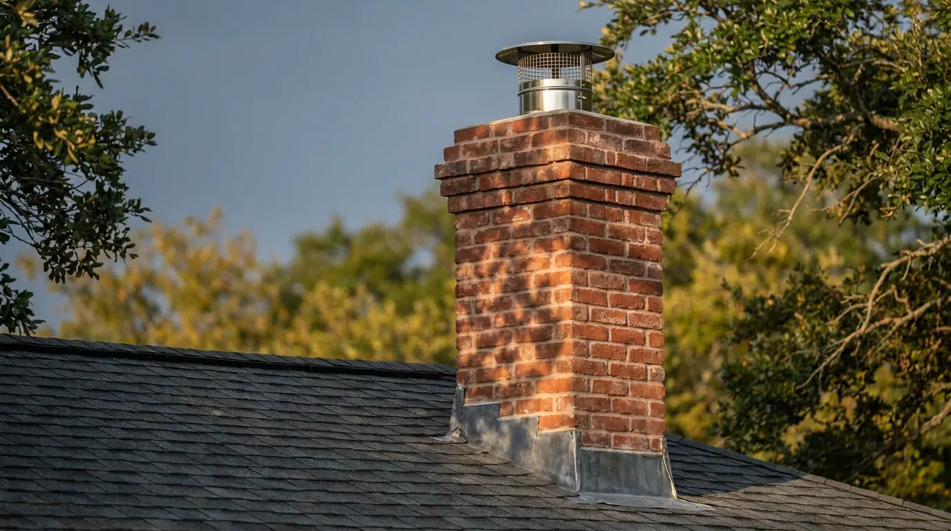 Chimney Repair contractor in Greater New Orleans — Clear Home installing a residential roof