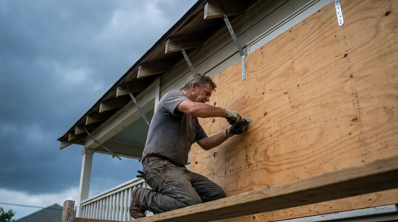 Hurricane Preparation contractor in Greater New Orleans — Clear Home installing a residential roof