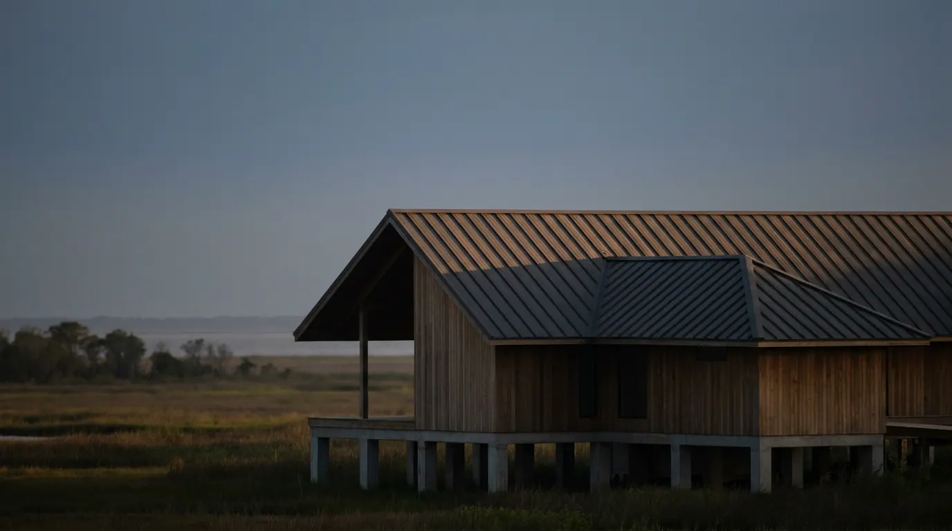 Metal Roofing contractor in Greater New Orleans — Clear Home installing a residential roof
