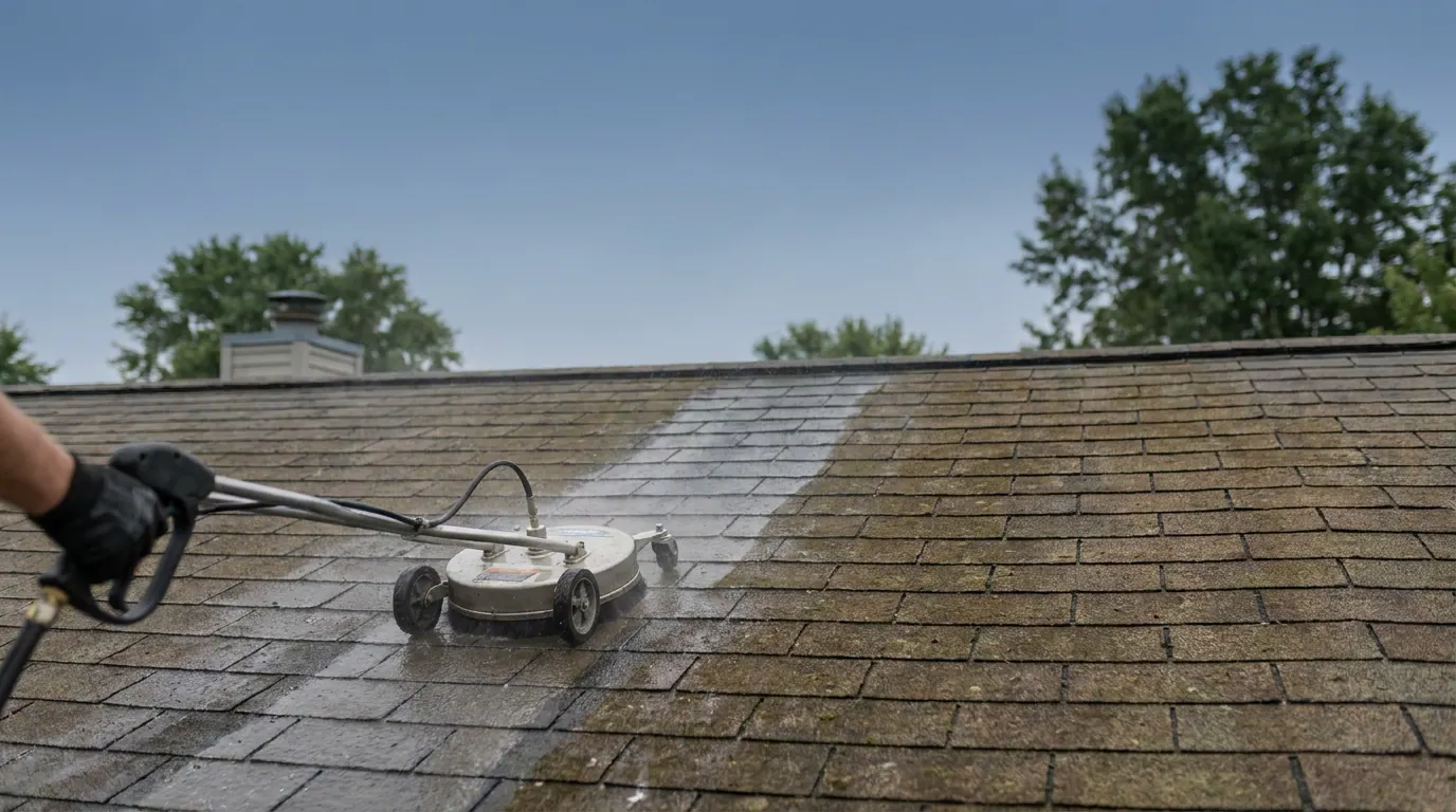 Pressure Washing contractor in Greater New Orleans — Clear Home installing a residential roof