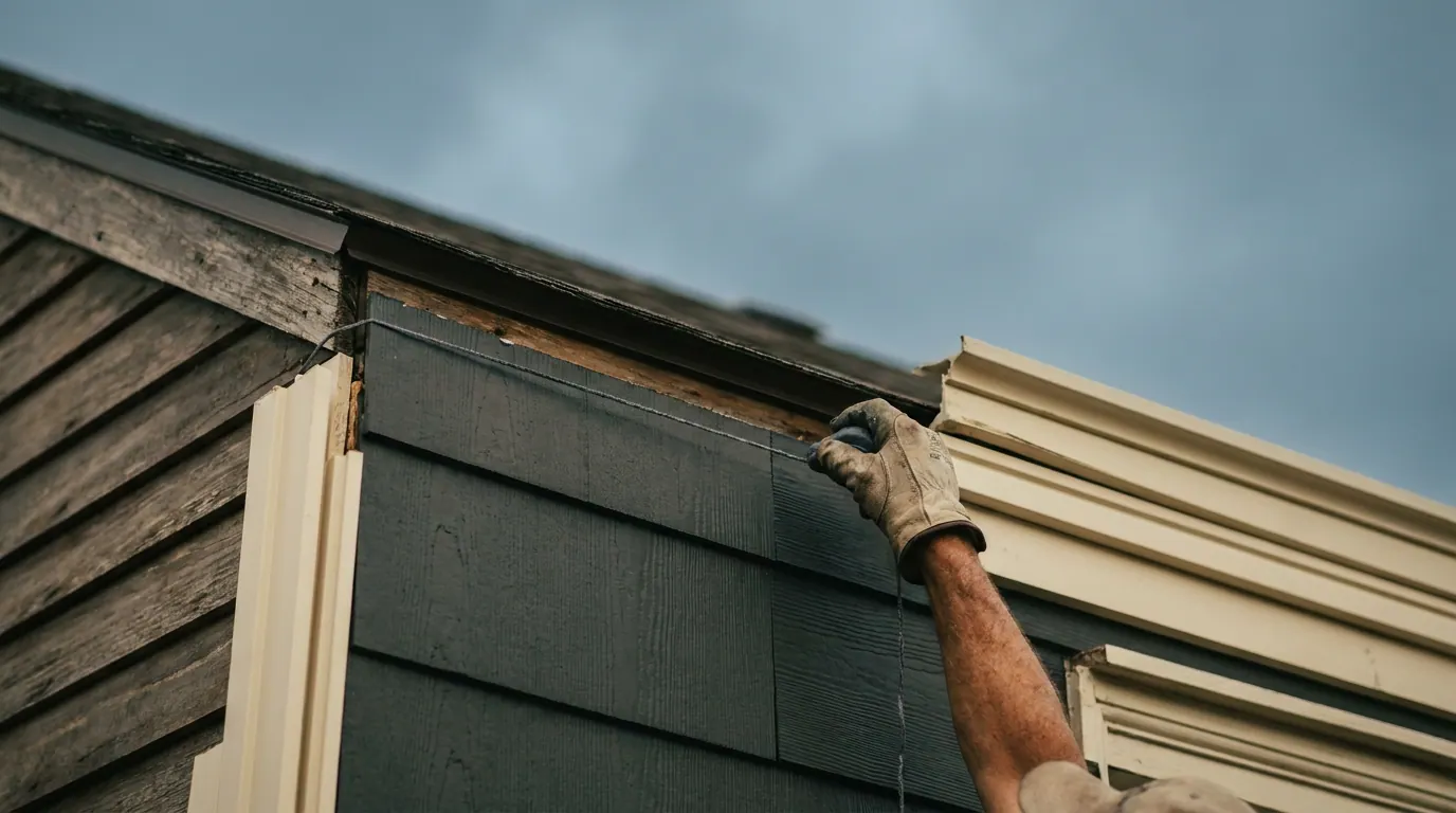 Siding Installation contractor in Greater New Orleans — Clear Home installing a residential roof
