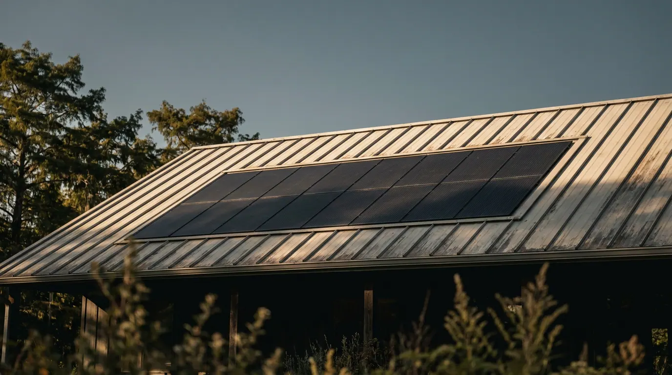 Solar Roofing contractor in Greater New Orleans — Clear Home installing a residential roof