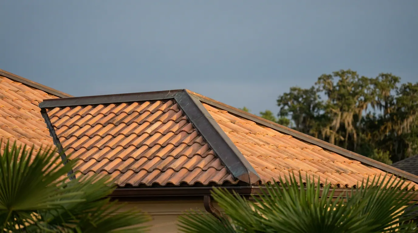 Tile Roofing contractor in Greater New Orleans — Clear Home installing a residential roof