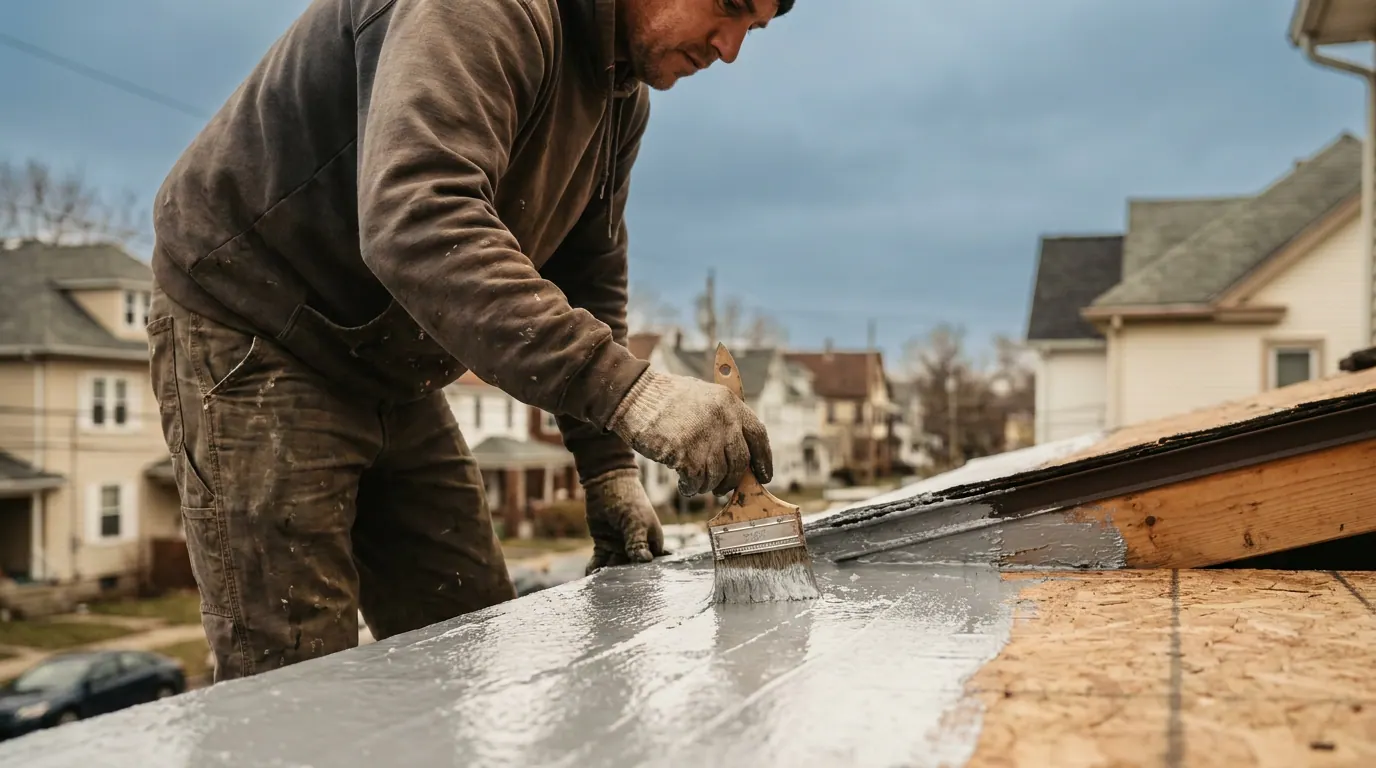 Waterproofing Services contractor in Greater New Orleans — Clear Home installing a residential roof